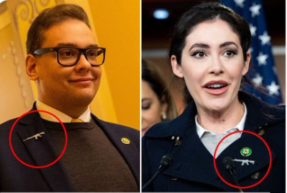 What are AR-15 pins? Republicans George Santos, Anna Paulina Luna and Andrew Clyde slammed after Nashville School shooting
