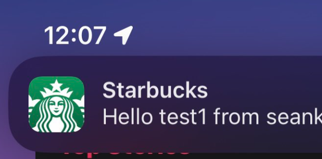 ‘Sean K from Starbucks’ goes viral after customers receive accidental test push notification