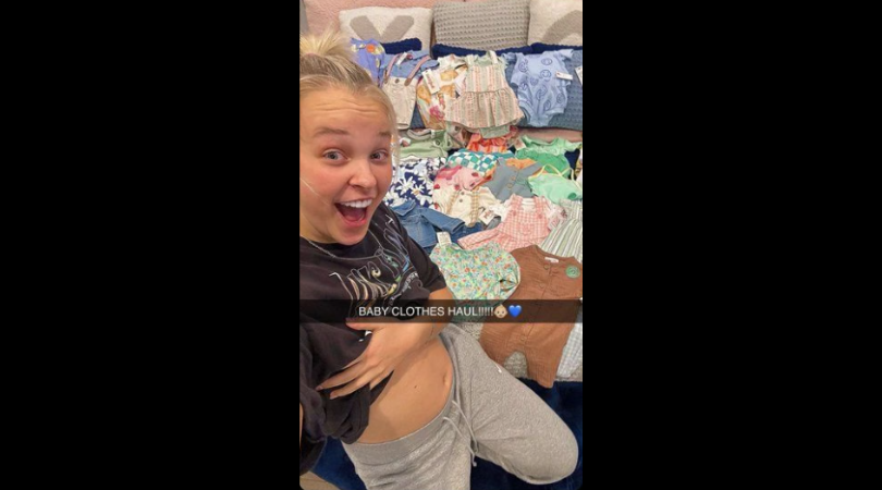 Is Jojo Siwa pregnant? YouTuber clickbaits fans on Snapchat with bloated belly, diapers, inviting backlash