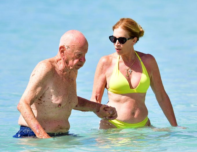 Did Rupert Murdoch buy his fifth fiancee Ann Lesley Smith a £2 million diamond ring? Photos surface on social media