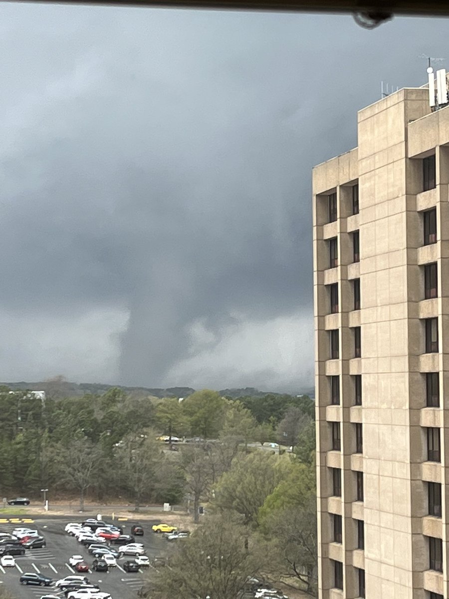 Little Rock tornado emergency: Photos and videos show large twister moving in Arkansas, damage reported
