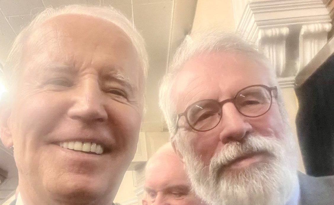 Joe Biden’s selfie with alleged IRA member Gerry Adams raises anti-British questions