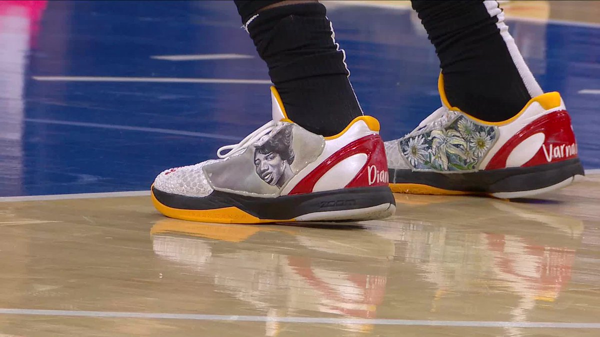 Jaylen Brown wears custom shoes honoring his grandmother Dianne Varnado during Philadelphia 76ers vs Boston Celtics: Watch