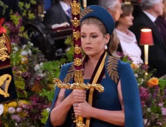 Who is Penny Mordaunt, carrying King Charles’ sword during coronation?