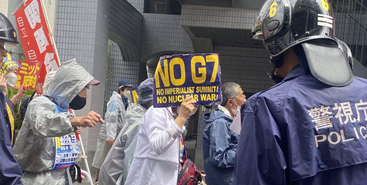 Hundreds of protesters march in Hiroshima against G7 summit, Joe Biden’s visit
