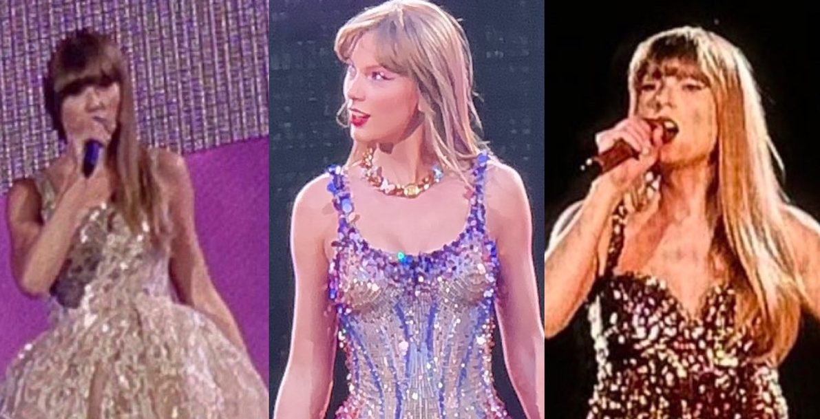 Taylor Swift praised for new Lover, Evermore and Enchanted outfits at East Rutherford The Eras Concert