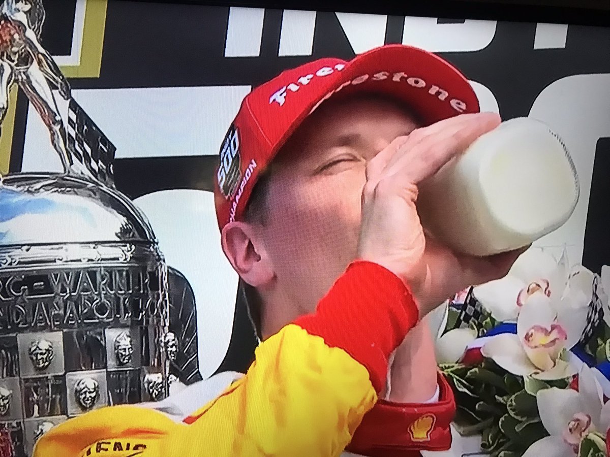 Why Josef Newgarden is celebrating Indy 500 win with whole milk