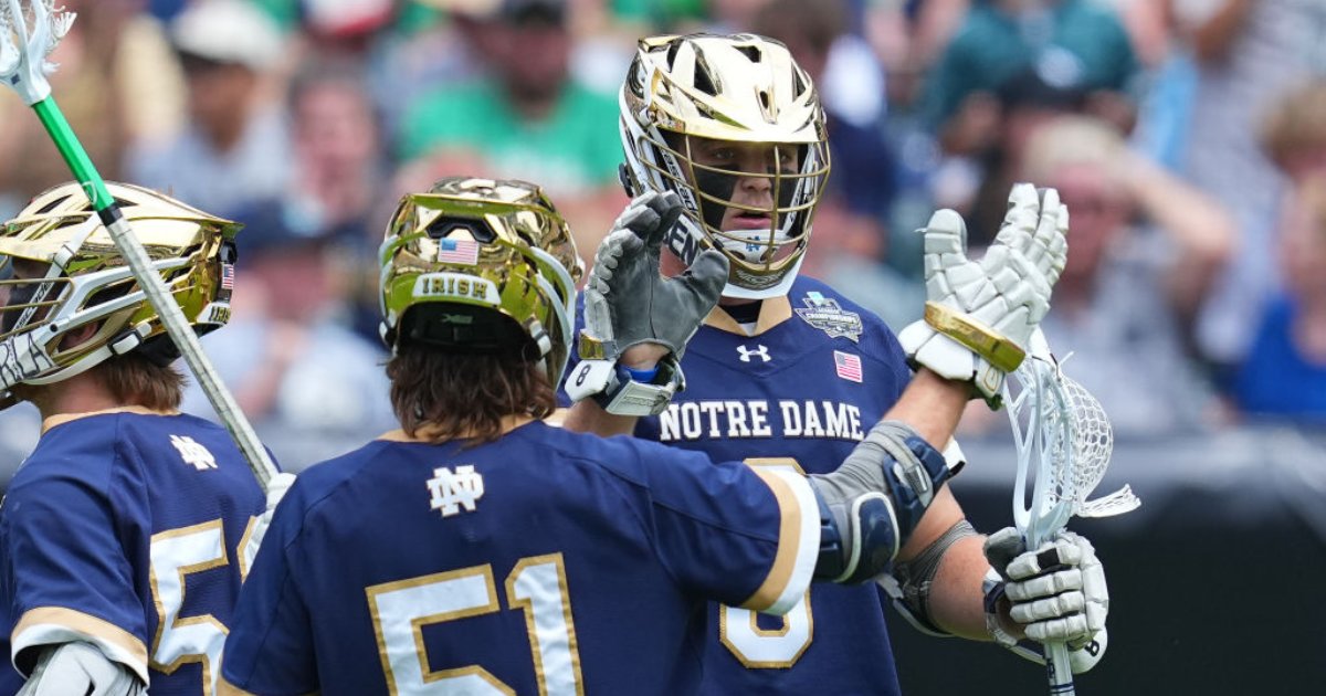 NCAA National Championship: Notre Dame wins lacrosse championship, beats Duke 13-9 in final; fans react