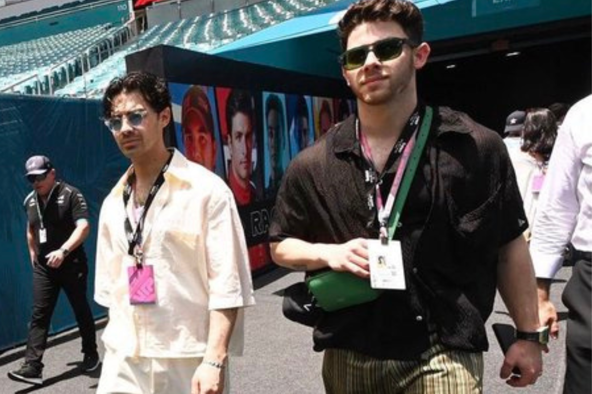 Watch: Nick Jonas attends Formula One Miami Grand Prix, posts picture from Alpine dugout