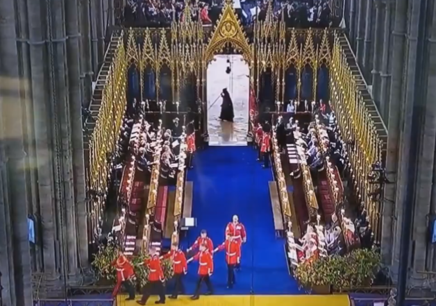 King Charles coronation: Video of ‘Grim Reaper’ in Westminster Abbey goes viral
