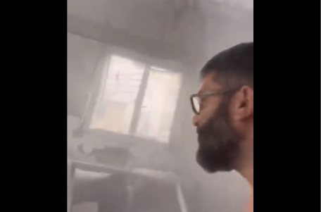 Rehovot home destroyed by Gaza rocket attacks, video goes viral