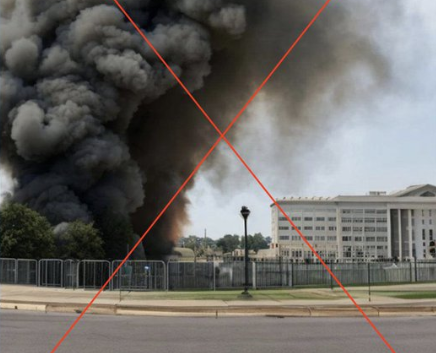Fake Pentagon explosion photo generated by AI goes viral after Russian media posts it on social media