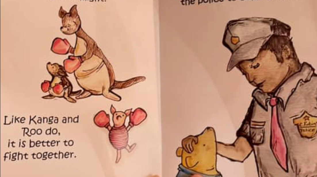 Winnie the Pooh ‘run, hide, fight’ book teaches Texas children how to survive school shootings