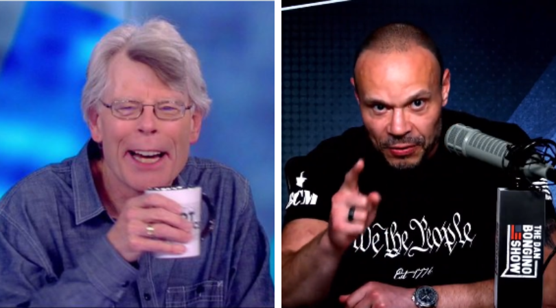 Dan Bongino accuses Stephen King of ‘watching porn in your momma’s basement’ in latest feud