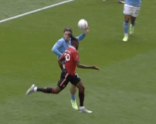 Jack Grealish handball or not? Manchester United vs City referees Paul Tierney, David Coote trolled for penalty decision in FA Cup final
