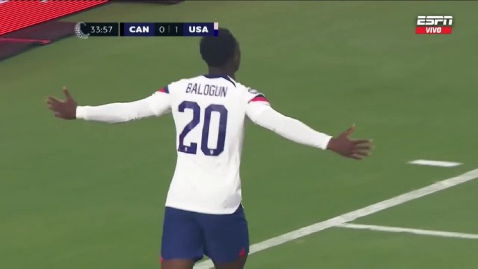 Folarin Balogun scores his first senior international goal, doubles US’ lead against Canada | Watch video
