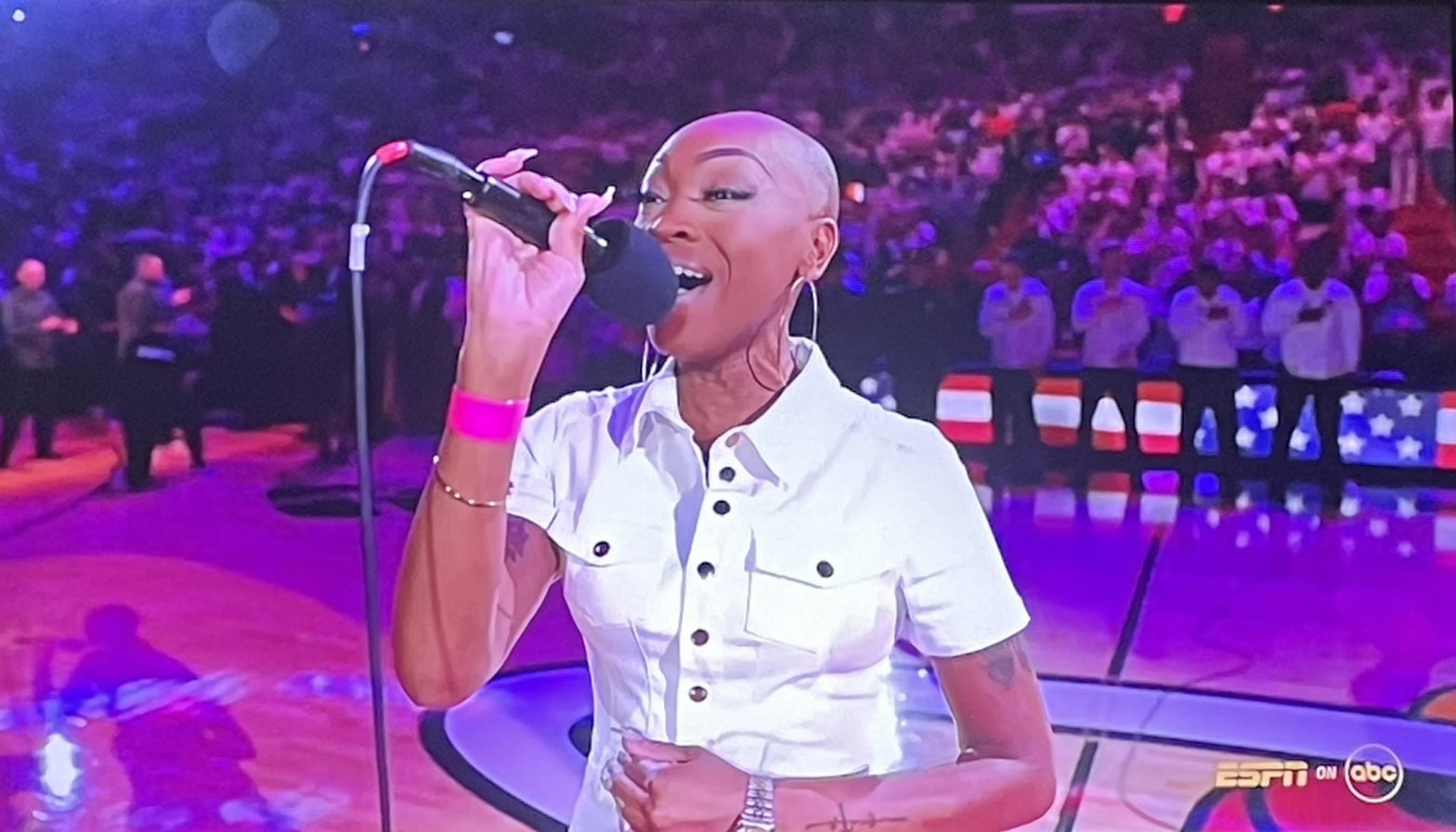 Who is Laurana Strachan? Singer praised for performing national anthem in Miami Heat vs Denver Nuggets NBA final