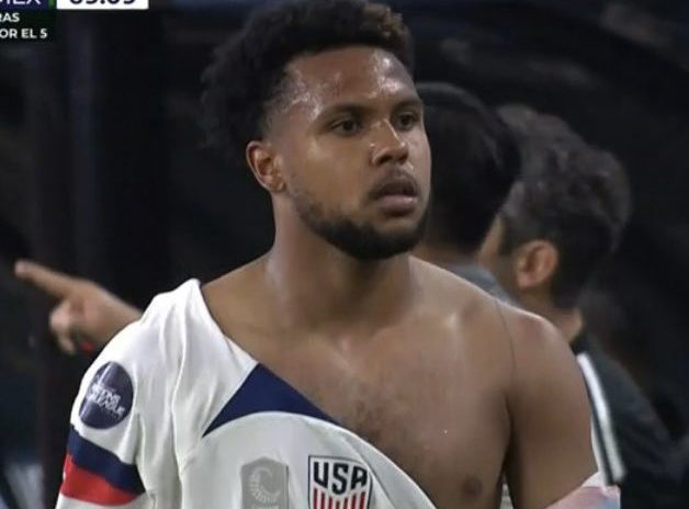 McKennie gets his shirt ripped off after Montes, Balogun-led scuffle in USMNT vs Mexico: Watch