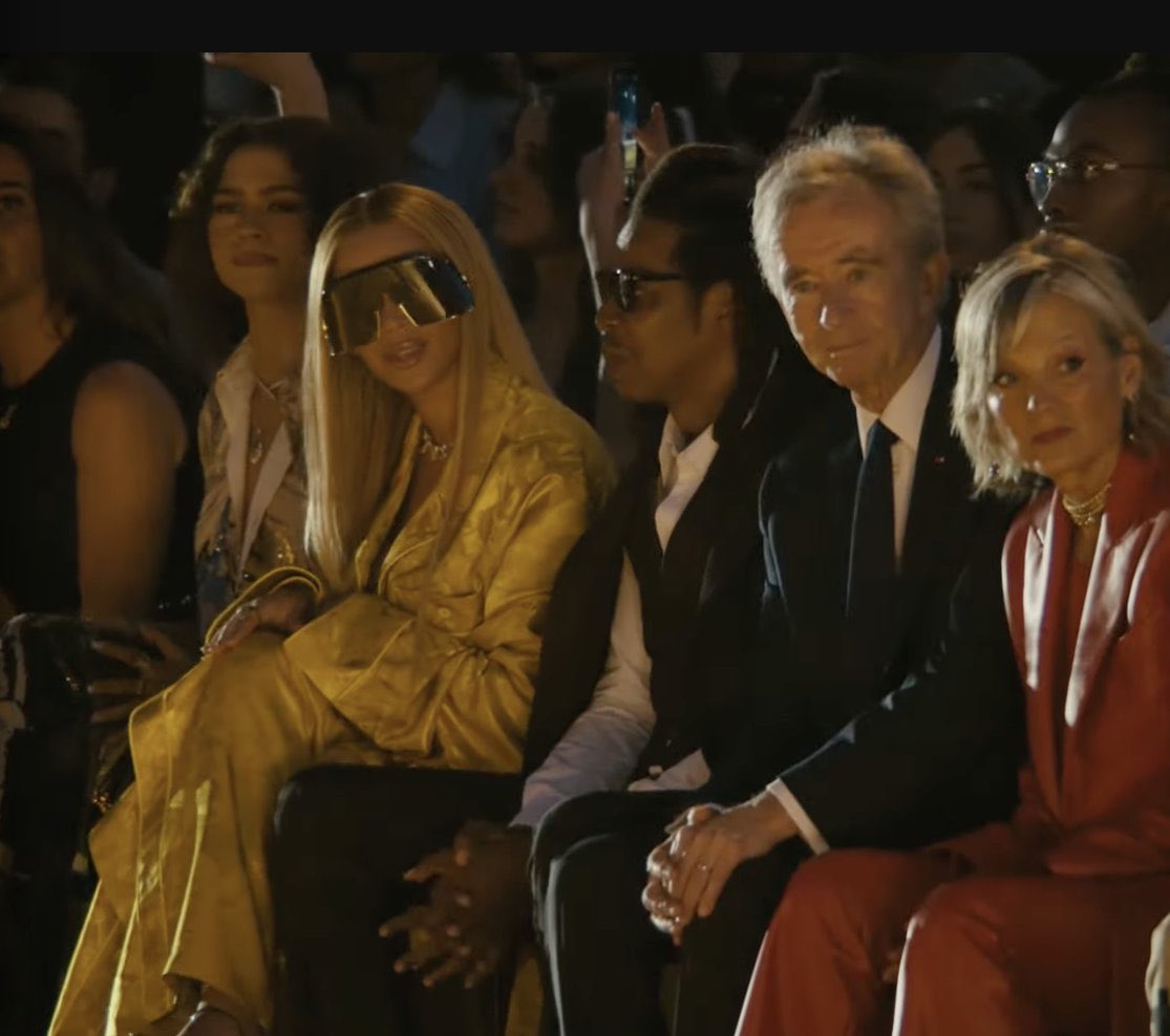 Beyonce, Rihanna and Zendaya on front row for Pharrell Williams’ Louis