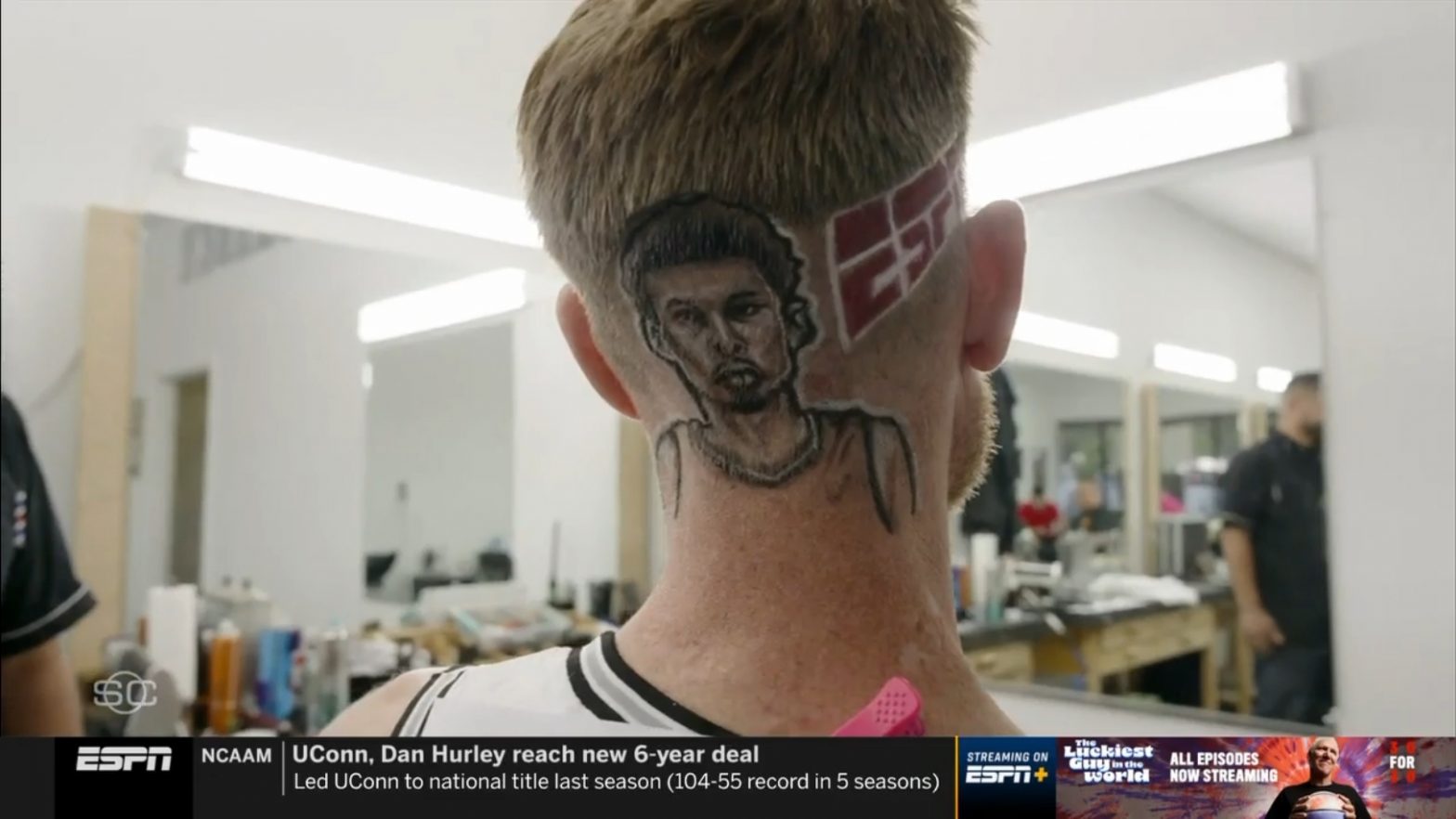 Marty Smith gets a Victor Wembanyama haircut, celebrates NBA Draft pick with San Antonio Spurs fans | Watch video