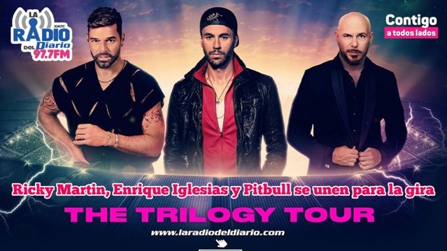 Trilogy Tour featuring Enrique Iglesias, Ricky Martin, Pitbull: Dates, where to buy tickets and more