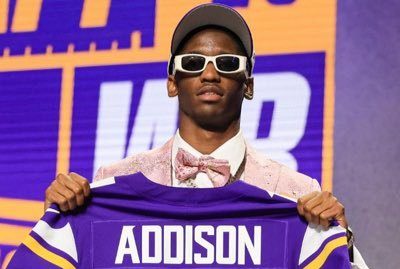 Vikings wide receiver rookie Jordan Addison performs first NFL ...