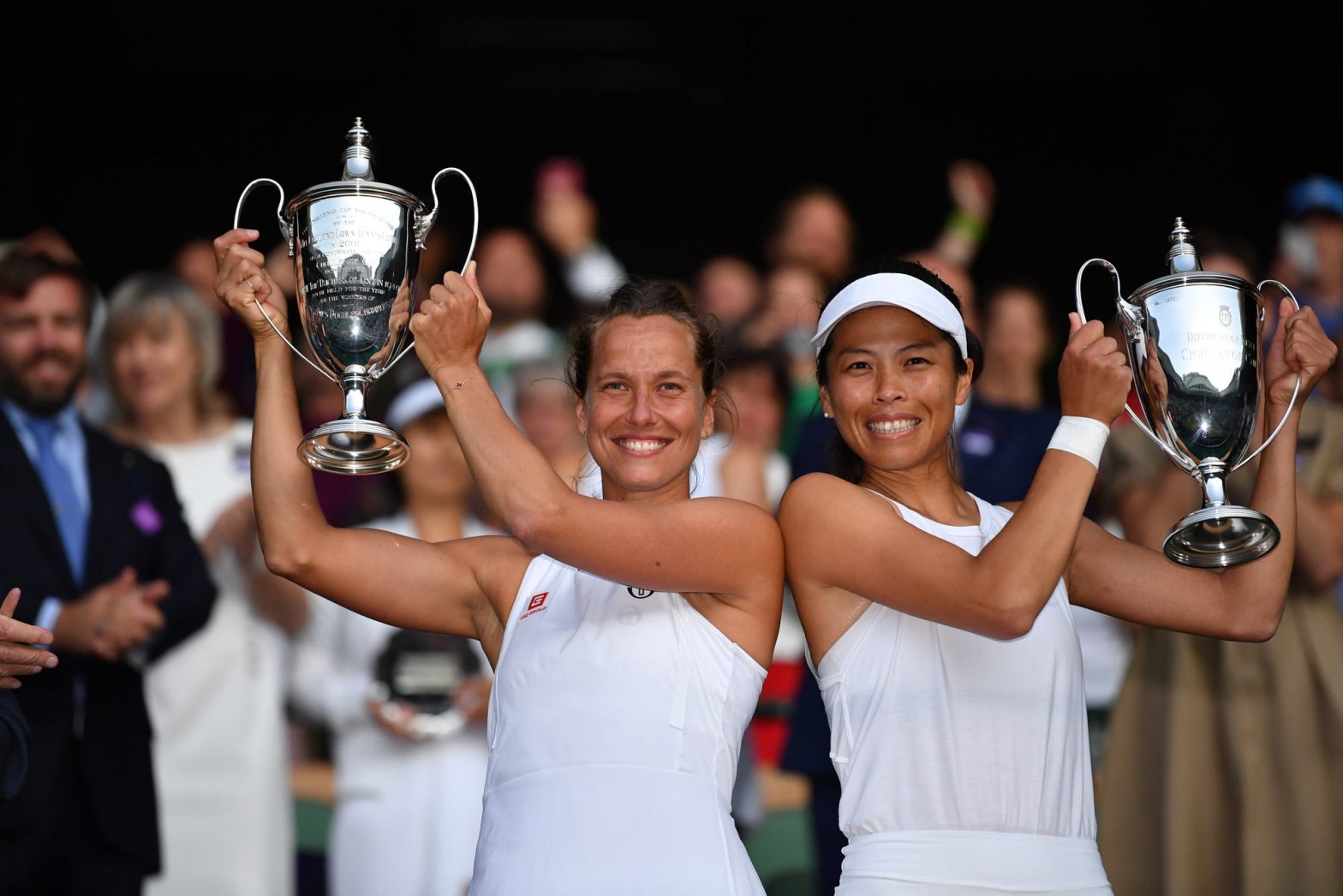 Who are Hsieh Su-wei and Barbora Strycova?