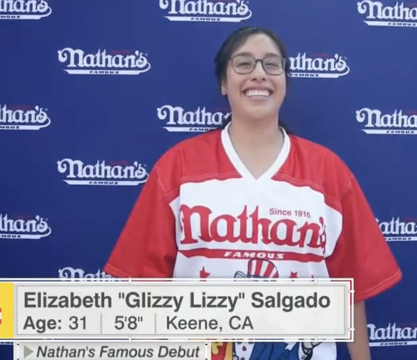 Who is Glizzy Lizzy aka Elizabeth Salgado, Nathan’s Hot Dog Eating Contest’s new fan favourite?