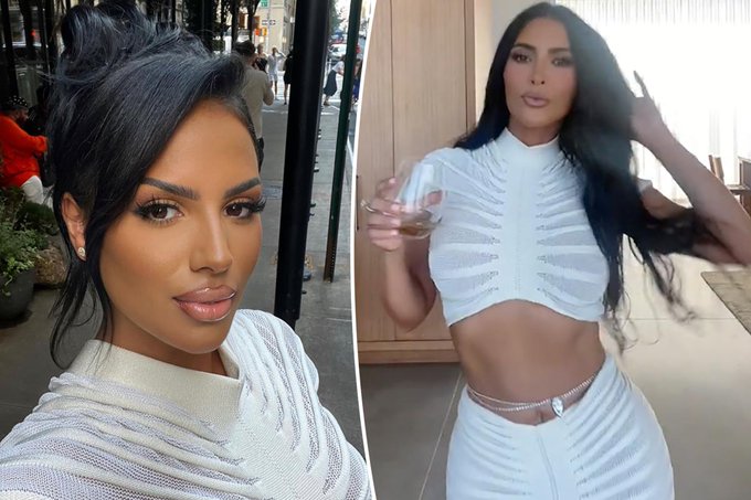 Who wore it better? Kanye West’s exes Kim Kardashian and Chaney Jones attend Michael Rubin’s party in same outfit