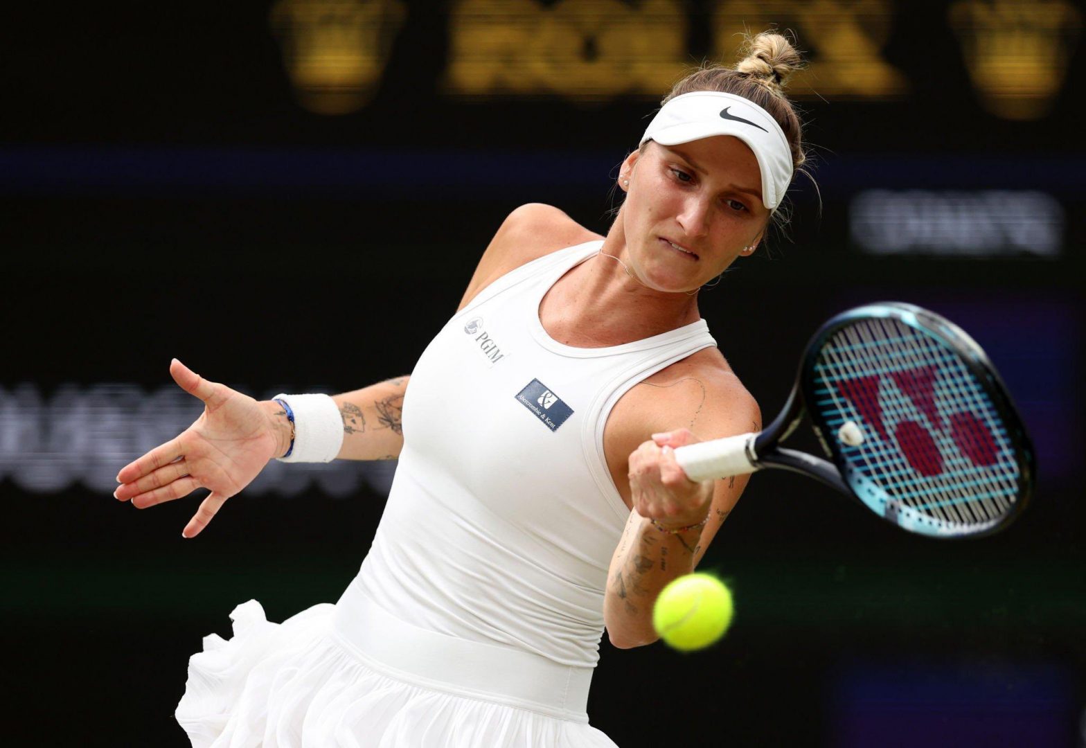 Markéta Vondroušová creates history, beats Ons Jabuer in Wimbledon final to win her first grand slam | Watch video