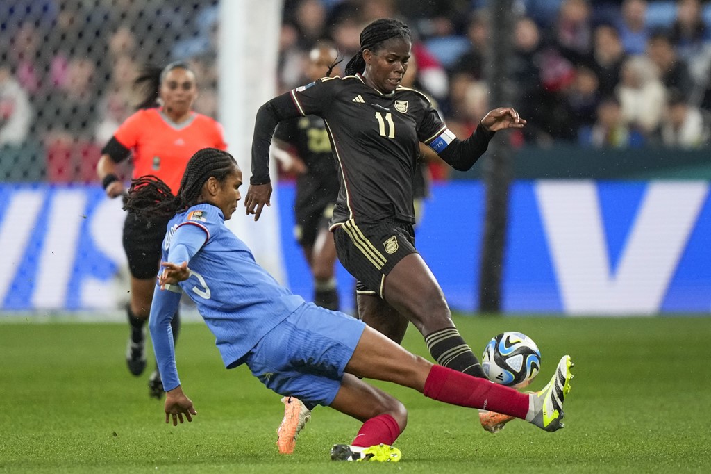 Who is Khadija Shaw? Jamaican forward receives red card in draw against France at the FIFA Women’s World Cup