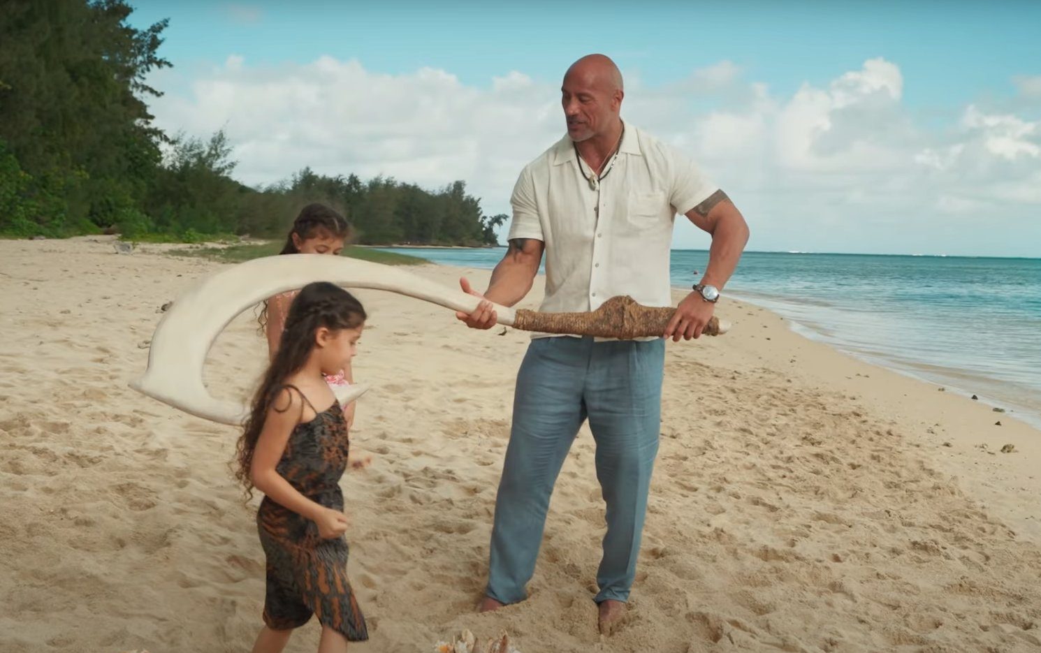 Did the trailer for live-action “Moana” starring Dwayne Johnson and Zendaya leak online?