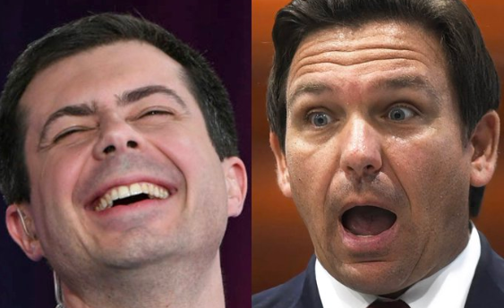 Pete Buttigieg trolls Ron DeSantis’ campaign ad: ‘Trying to prove your manhood’ with ‘oiled-up, shirtless bodybuilders’