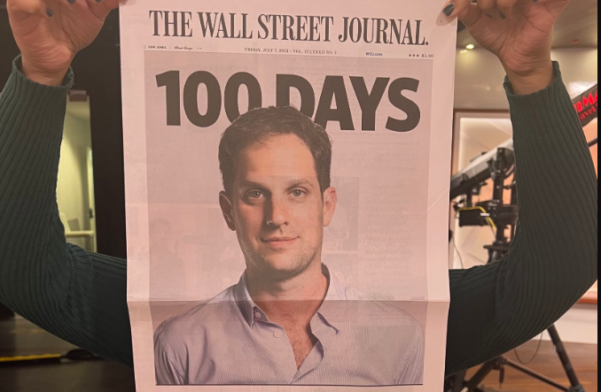 ‘I Stand With Evan’ trends after Wall Street Journal dedicates front page to Evan Gershkovich, detained in Russia