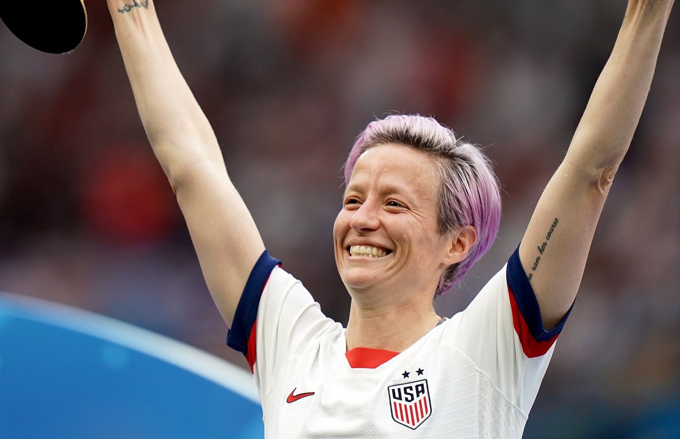 When did Megan Rapinoe make her debut for the USWNT?