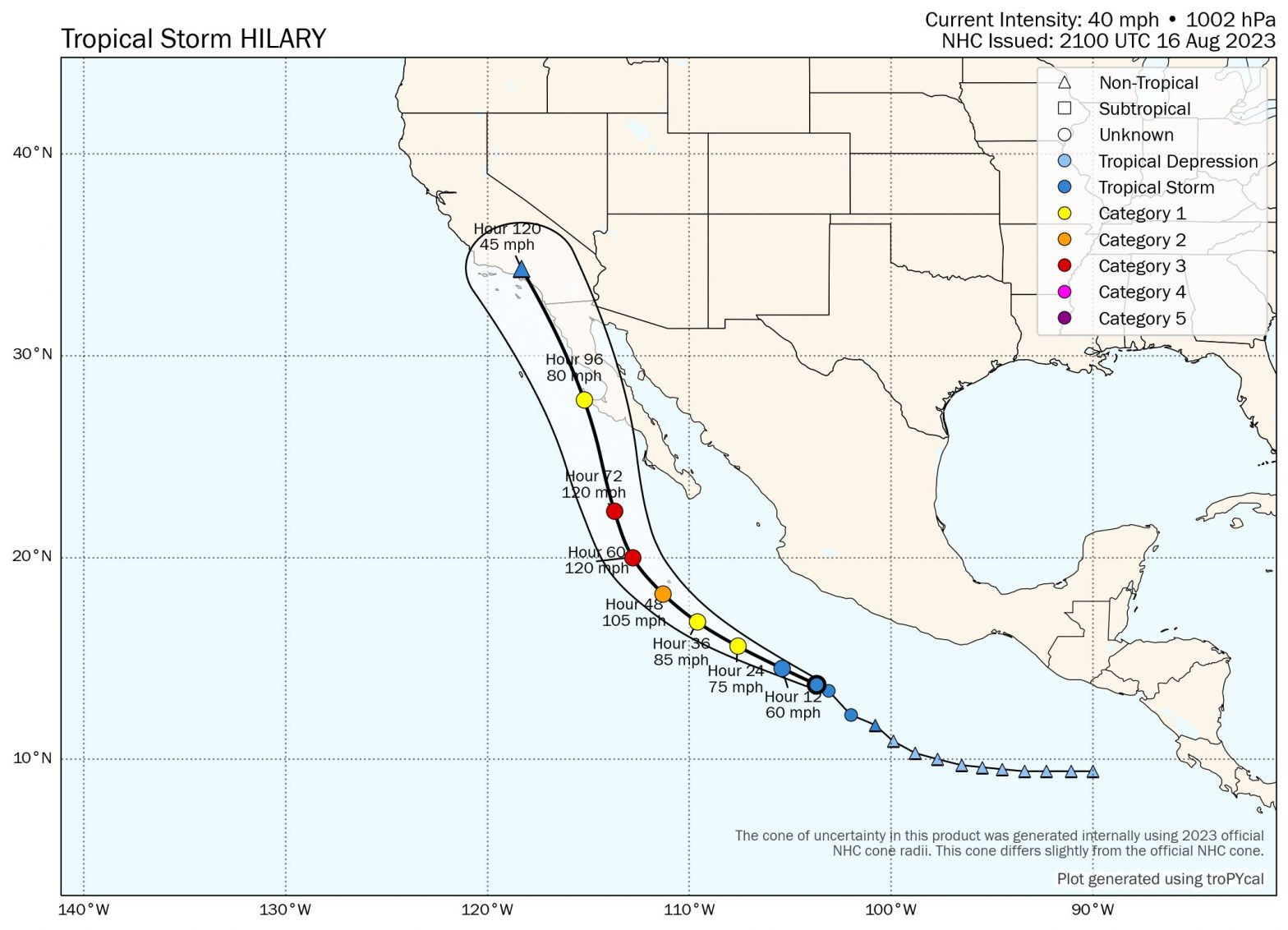 Hurricane Hilary 2023 path: Category 1 storm to intensify to category 4, poses threat to Mexico and California