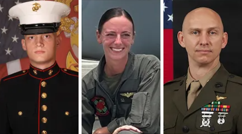 Who were Spencer Collart, Eleanor LeBeau, Tobin Lewis, US Marines killed in Osprey crash in Australia?
