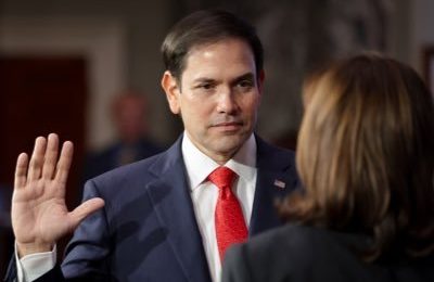 Marco Rubio trolled for claiming Donald Trump was indicted for challenging 2020 election