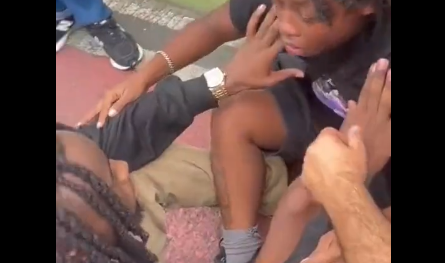 Kai Cenat helps fan who couldn’t breath at his Union Square Park giveaway | Watch Video