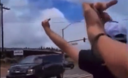 Maui residents chant ‘F**k you,’ hold up middle fingers to Biden’s motorcade | Watch Video