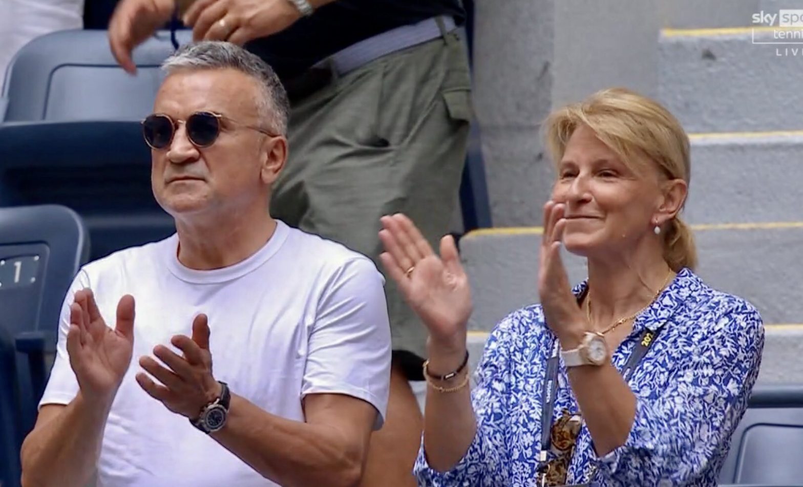 Novak Djokovic’s father and mother: Srdjan Djokovic and Dijana Djokovic