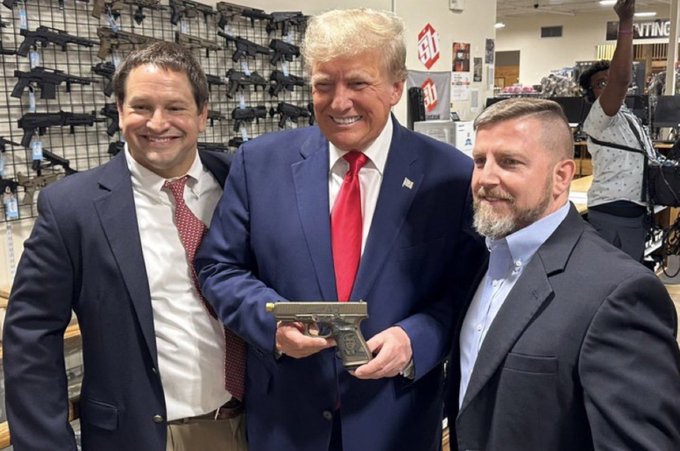 Steven Cheung deletes video of Trump buying Glock after questions arise about it violating federal law