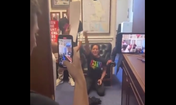 HIV protesters arrested for storming Kevin McCarthy’s office: ‘Looks like an insurrection’