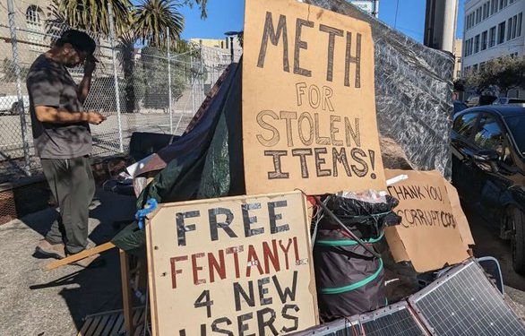 Who is Joseph Adam Moore? Convicted child molester arrested for setting up camp with ‘free fentanyl’ sign in San Francisco, released