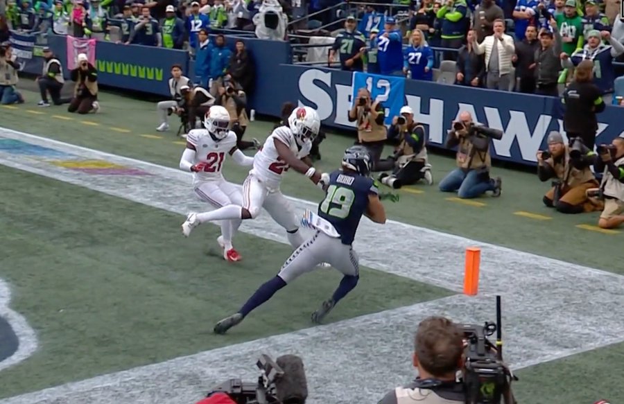 Seattle Seahawks WR Jake Bobo takes stunning touchdown catch vs Arizona Cardinals | Watch Video
