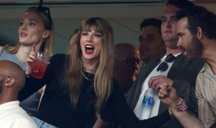 Taylor Swift’s selfie with Blake Lively, Ryan Reynolds, Hugh Jackman at Chiefs vs Jets game goes viral