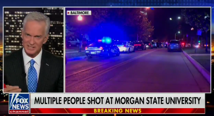 Fox News trolled by Tucker Carlson fan during Morgan State University shooting live coverage | Video