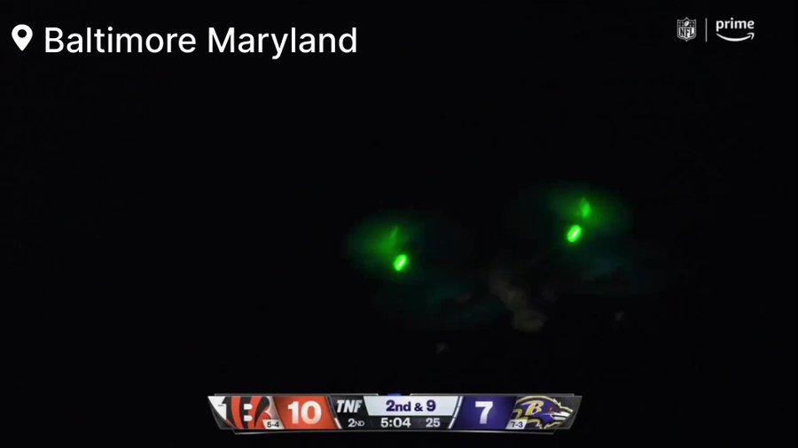 Bengals-Ravens game stopped after unauthorized drone hovers over the field| Watch Video