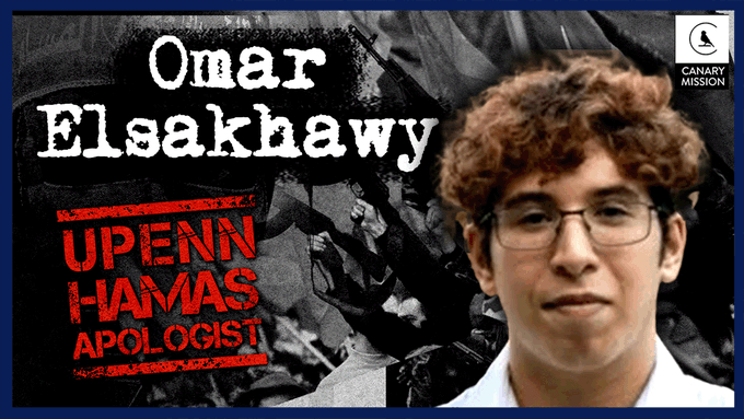 Who is Omar Elsakhawy? Student group coordinator signs a statement supporting Hamas war crimes against Israeli civilians