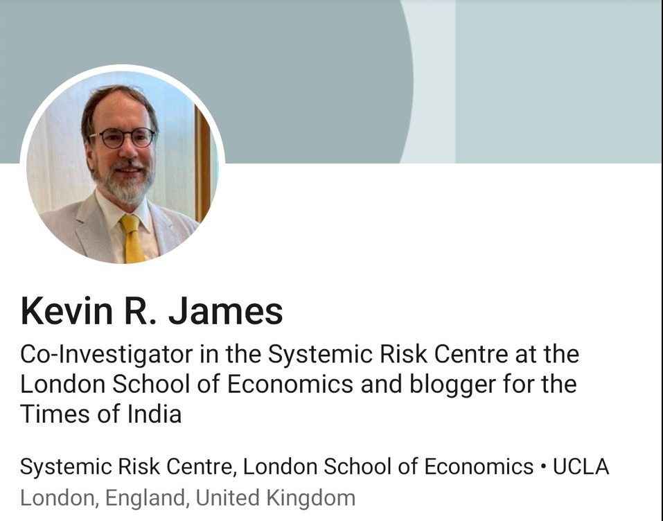 Who is Kevin James? LSE economist supports bombing of civilian hospitals in Gaza by Israel